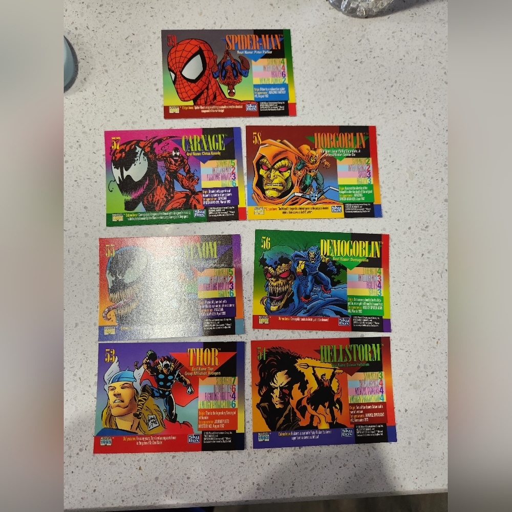 1993 Marvel Skybox 180 Card Collection! - Picture 5 of 7